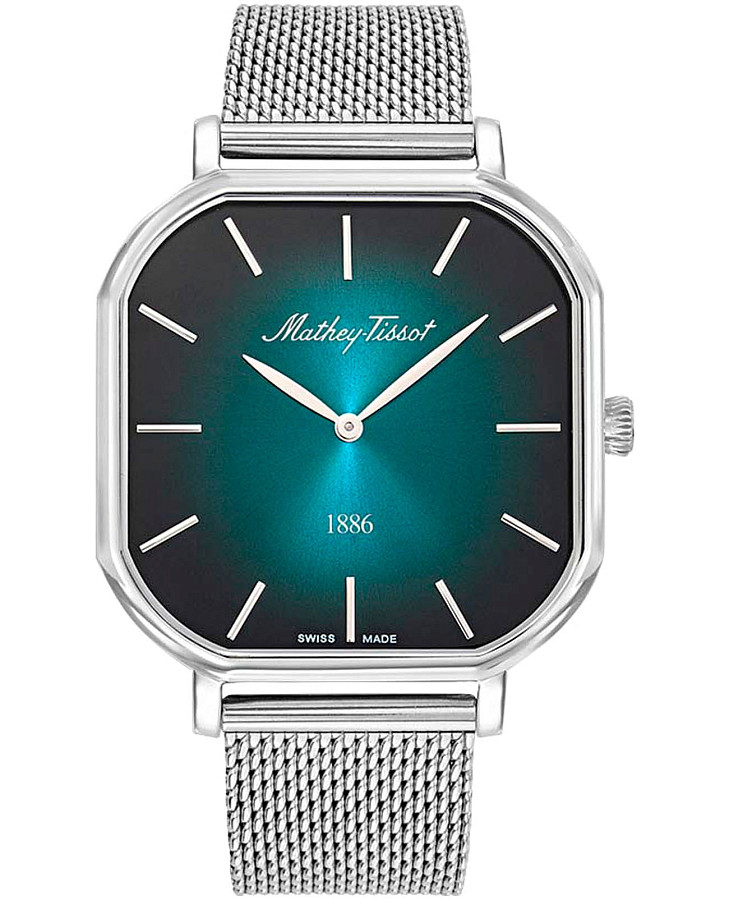 Часы Mathey-Tissot Monsoon H7917AV — мужские, бирюзовый