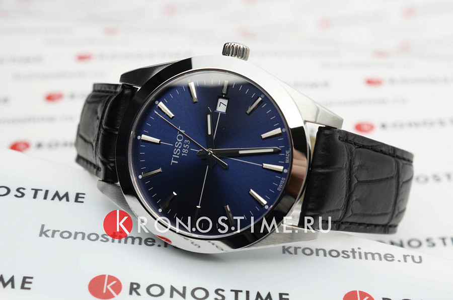 Часы Tissot Gentleman T127.410.16.041.01 — мужские, черный
