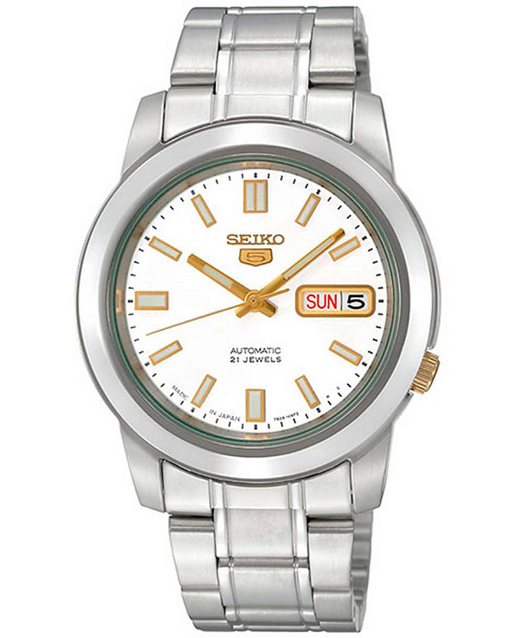 Часы Seiko 5 Regular SNKK07J1 — мужские, белый