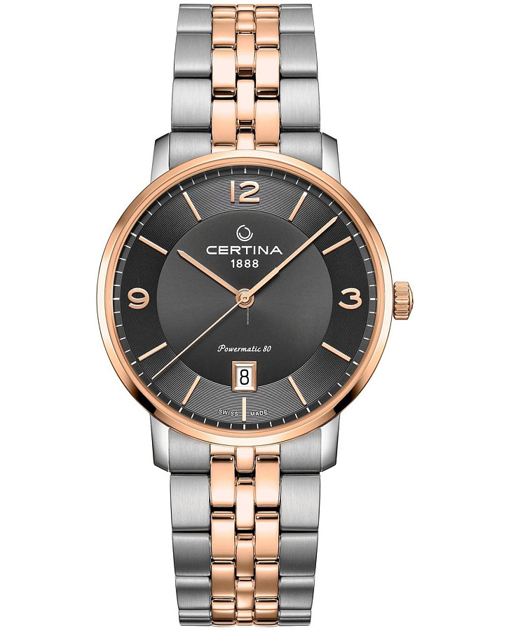 Часы Certina DS Caimano Powermatic 80 C035.407.22.087.01 — женские, белый