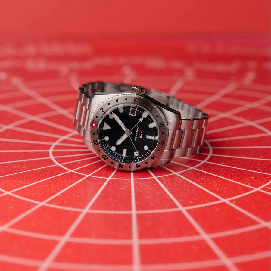 Часы Spinnaker Croft 3912 Gmt Automatic Limited Edition SP-5130-11 — механические, сталь металл