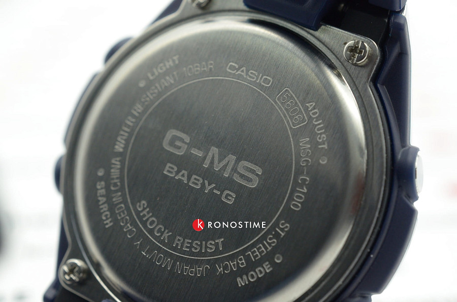 Часы Casio Baby-G MSG-C100-2A — Япония, кварцевые