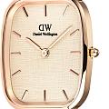 Шведские наручные часы Daniel Wellington Marlon Wire Linen Rose Gold DW00100815, фото 4