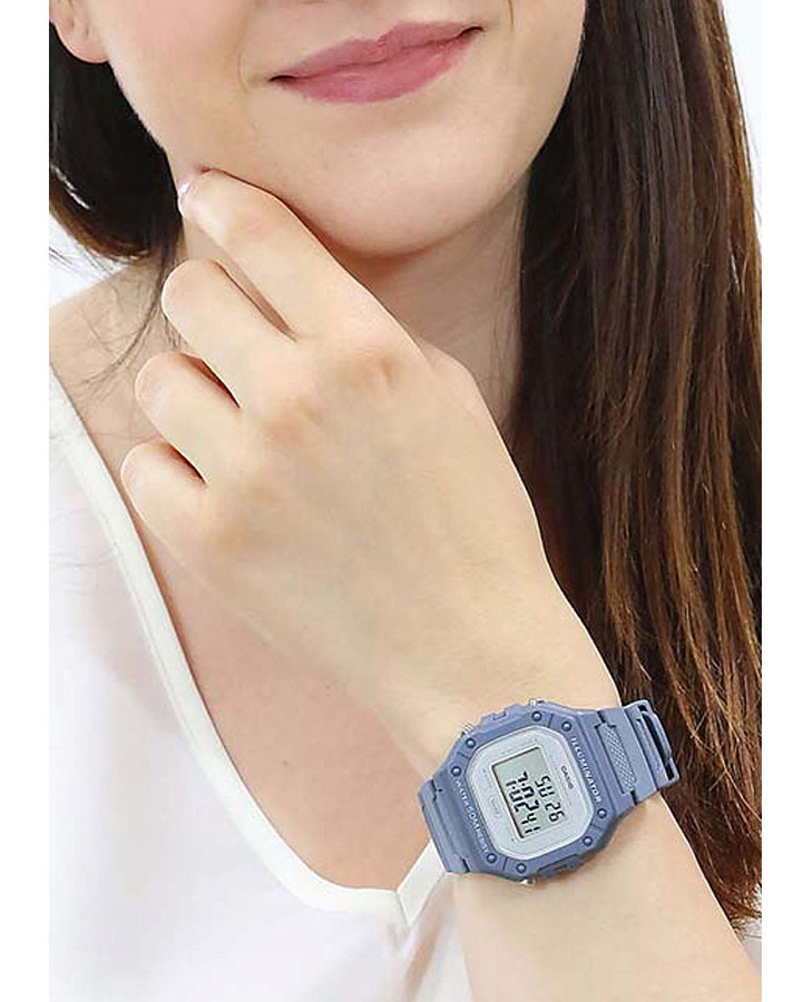 Часы Casio Collection W-218HC-2AVEF — мужские, пластик