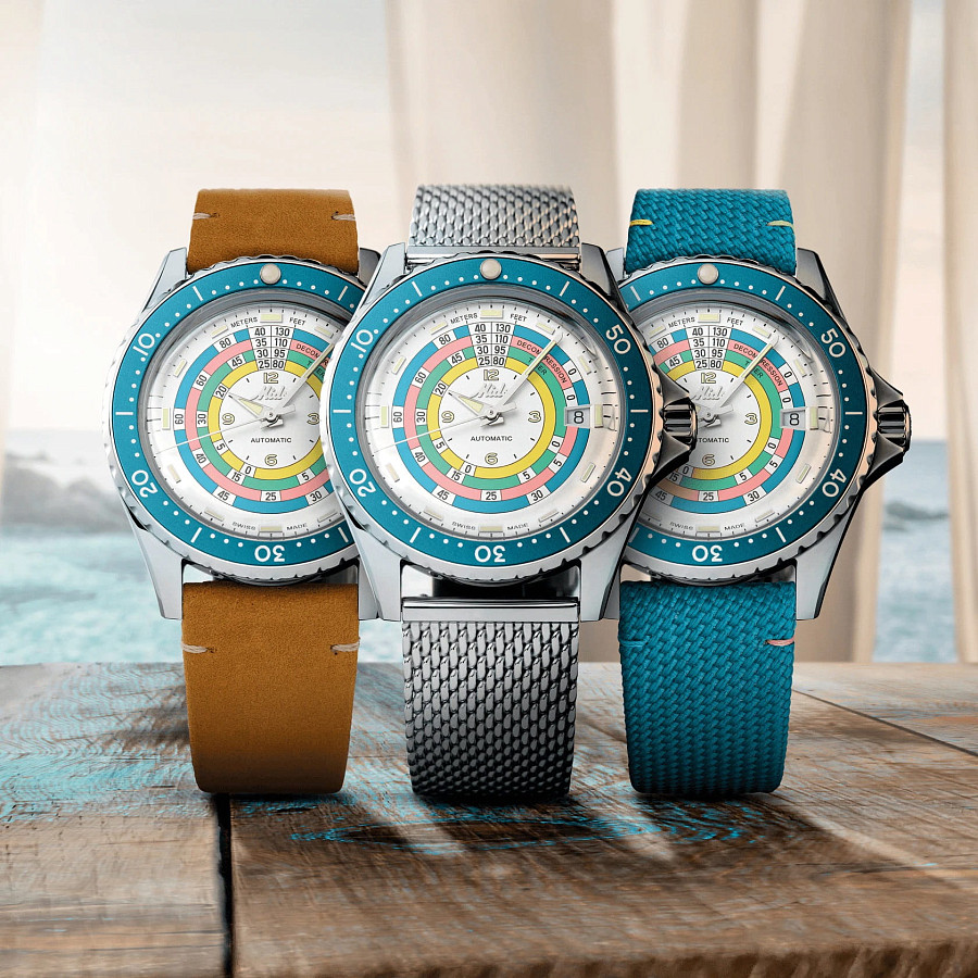 Часы Mido Ocean Star Decompression Timer 1961 Limited Edition M026.807.11.031.00 — цветной, механические