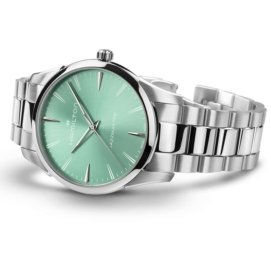 Часы Hamilton Jazzmaster Quartz 40mm H32461161 — металл сталь, Швейцария