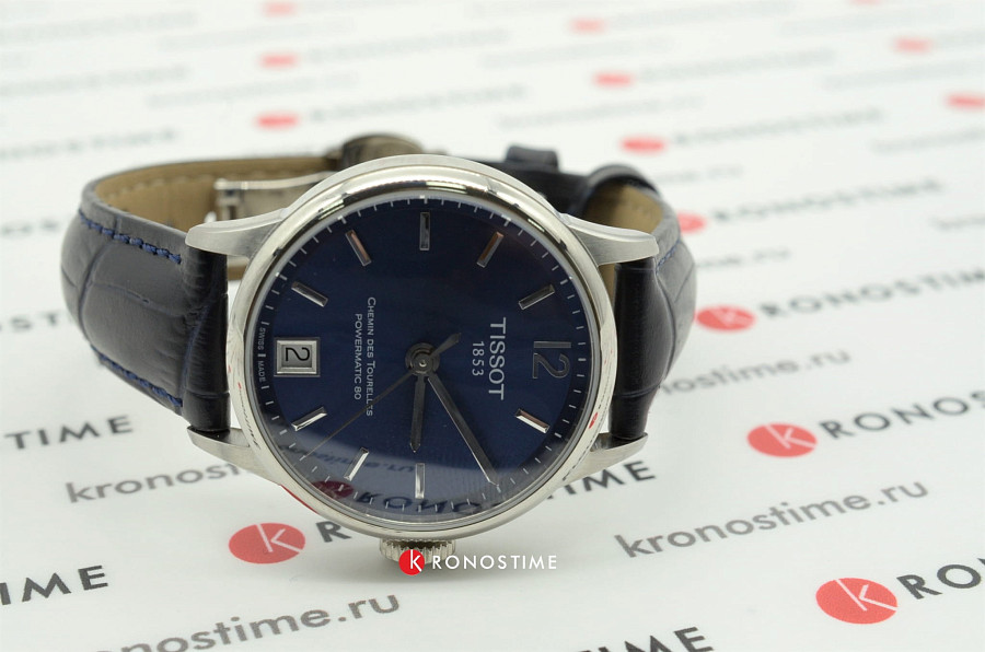 Часы Tissot Chemin des Tourelles Powermatic 80 Lady T099.207.16.047.00 — кожаный, женские
