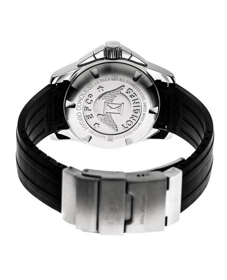 Часы Longines HydroConquest L3.744.4.56.2 — механические, металл сталь керамика