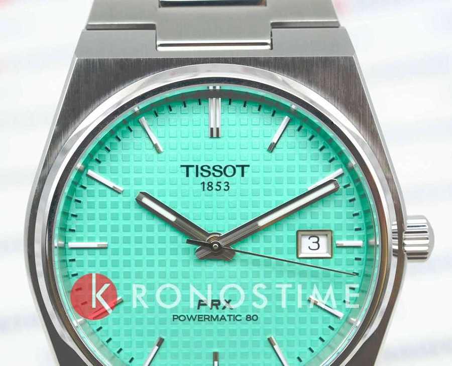 Часы Tissot PRX Powermatic 80 40 mm T137.407.11.091.01 — сталь металл, Швейцария