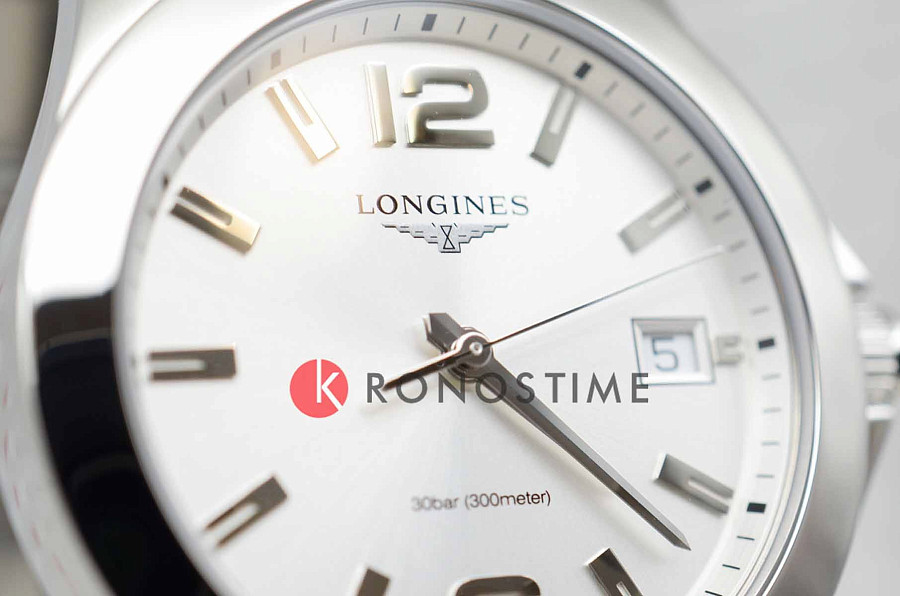 Часы Longines Conquest L3.377.4.76.6 — нержавеющая сталь, женские