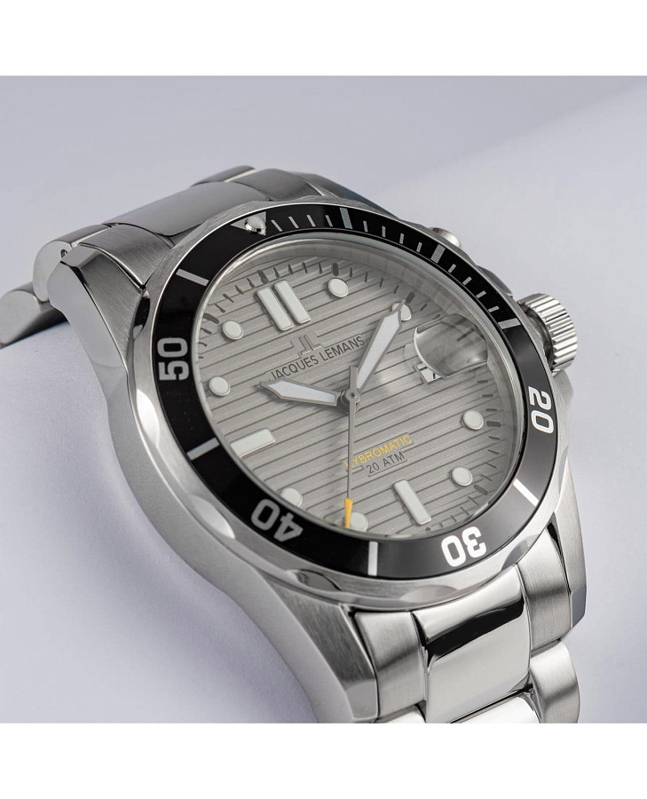 Часы Jacques Lemans Hybromatic 1-2170H — нержавеющая сталь, мужские