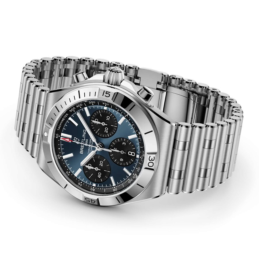 Часы Breitling Chronomat B01 Chronograph 42 AB0158101C1A1 — сталь металл, Швейцария