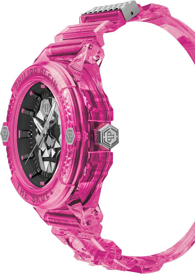 Часы Philipp Plein Skull Synthetic PWWAA0624 — кварцевые, пластик