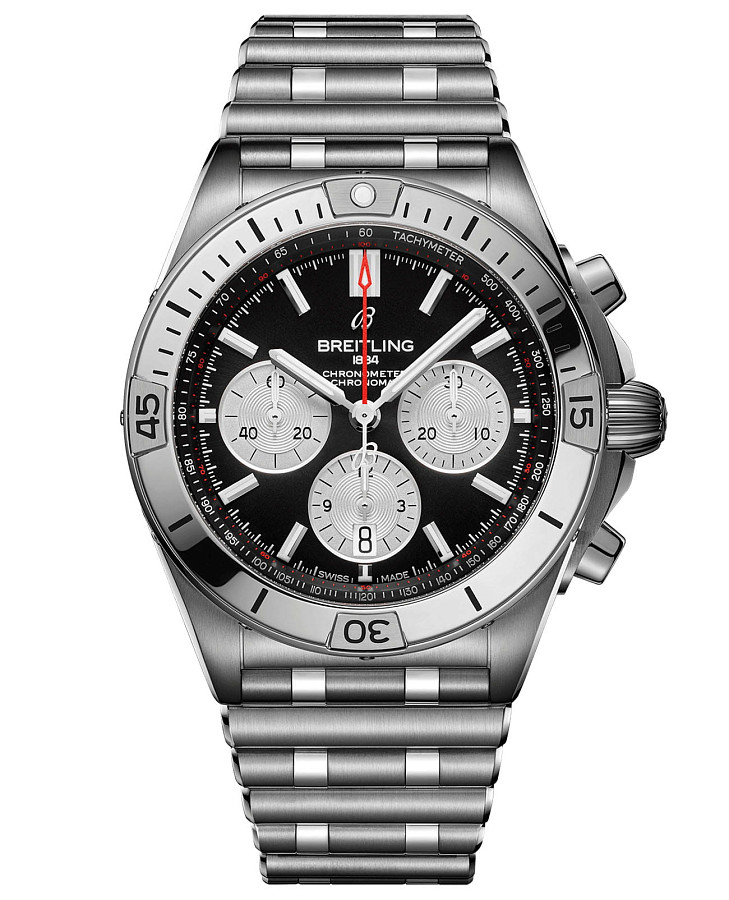 Часы Breitling Chronomat B01 42 AB0134101B1A1 — мужские, черный