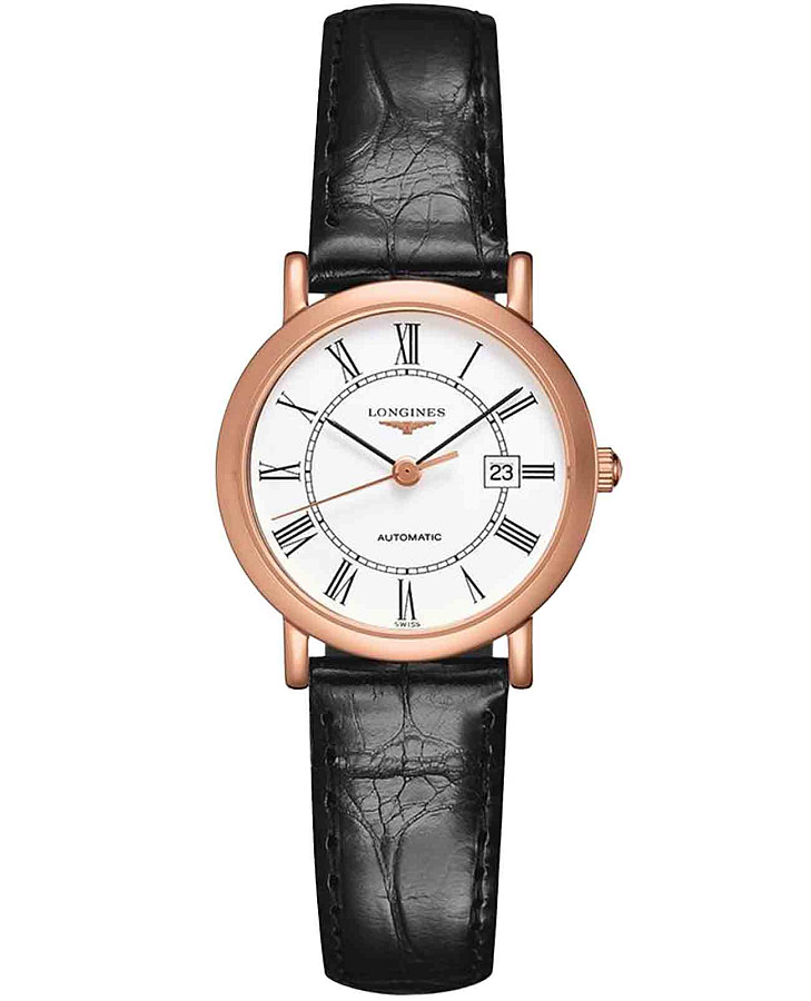 Часы Longines Elegant Collection L4.378.8.11.4 — мужские, белый