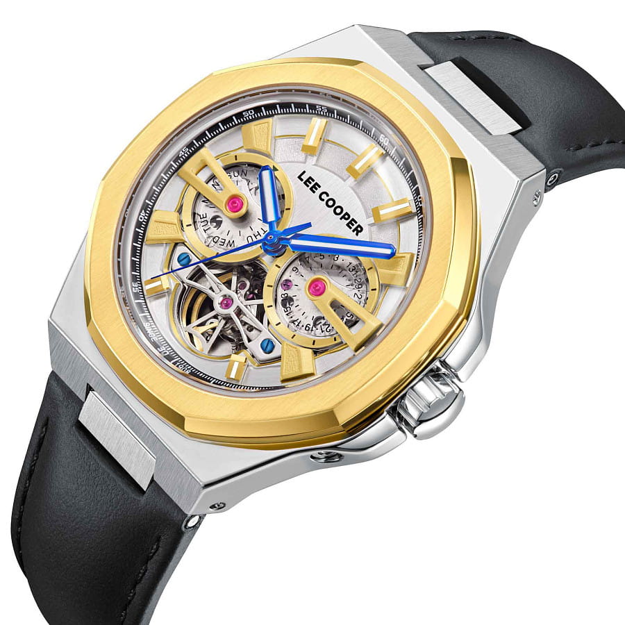 Часы Lee Cooper LC08125.231 — механические, металл сталь