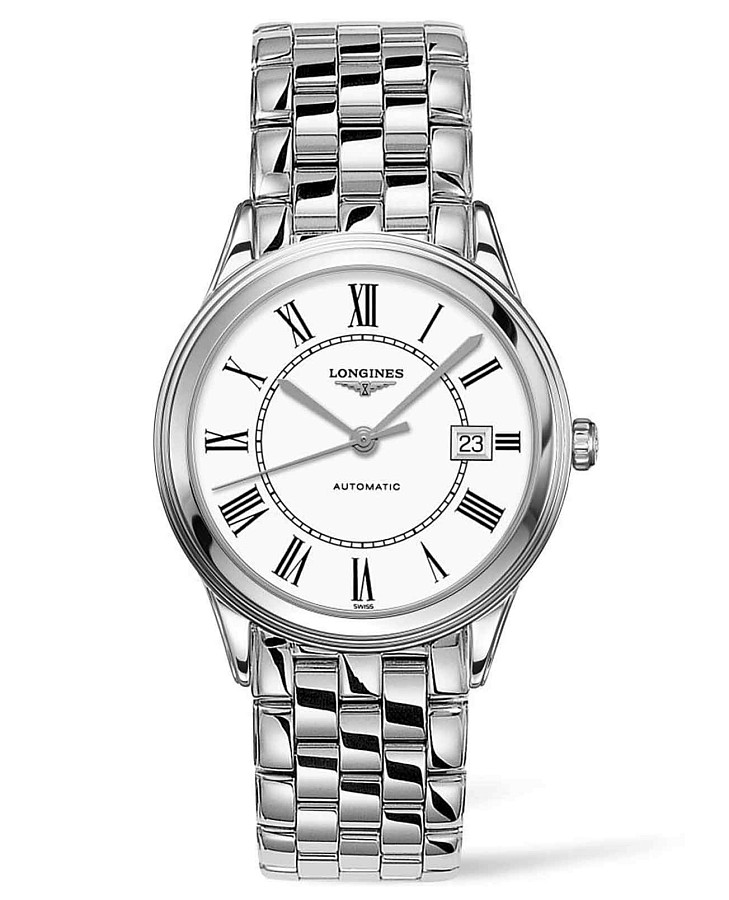 Часы Longines Flagship L4.974.4.21.6 — женские, белый