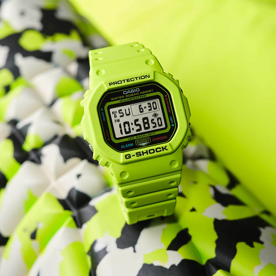 Часы Casio G-Shock DW-5600EP-9DR (DW-5600EP-9) — электронные, пластик