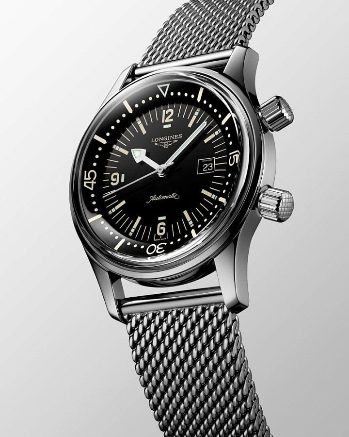 Часы Longines Legend Diver Watch L3.374.4.50.6 — артикул L33744506