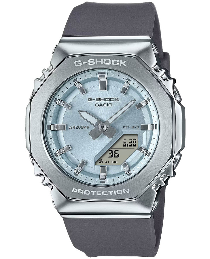 Часы Casio G-Shock GM-S2110-2ADR (GM-S2110-2A) — женские, голубой