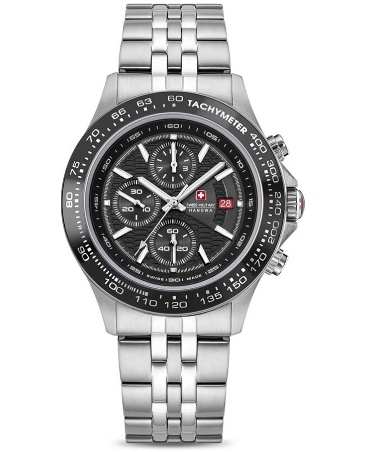 Часы Swiss Military Hanowa SMWGI0003402 — мужские, черный