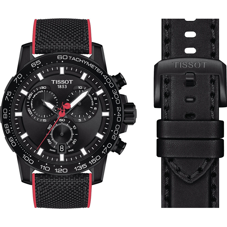 Часы Tissot SuperSport Chrono Giro D'italia T125.617.37.051.00 — мужские, кожаный