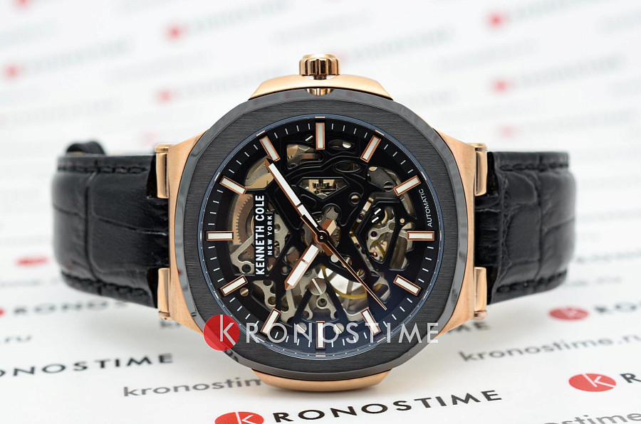 Часы Kenneth Cole Automatic KCWGX0046204 — механические, металл сталь