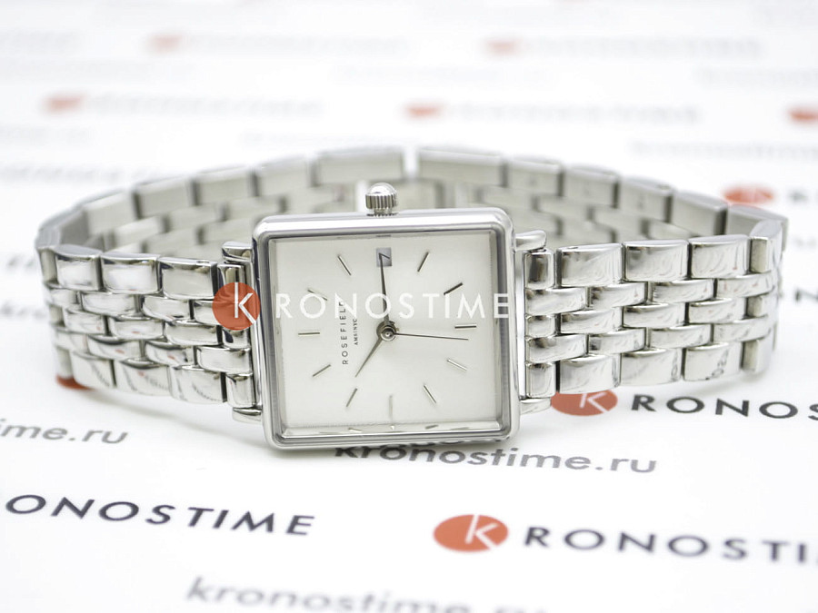 Часы Rosefield The Boxy XS QMWSS-Q020 — женские, нержавеющая сталь