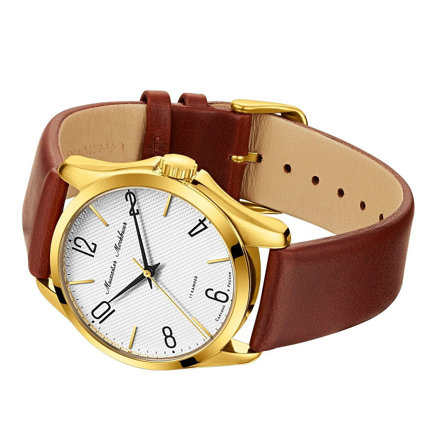 Часы Михаил Москвин Classic 1293B2L6 — латунь, Россия