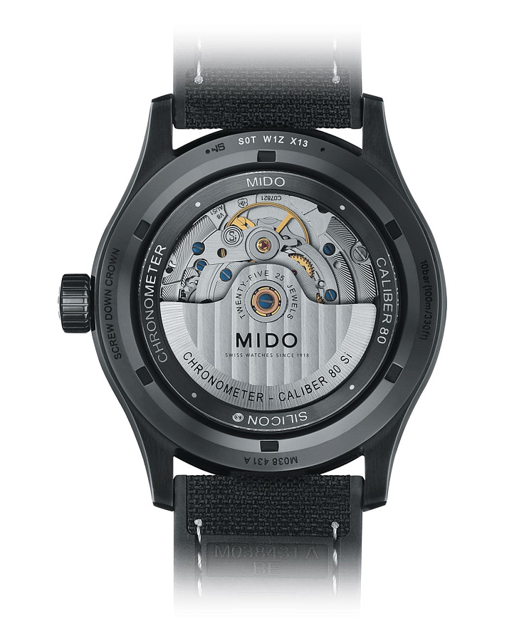 Часы Mido Multifort Chronometer 1 M038.431.37.051.00 — механические, металл сталь