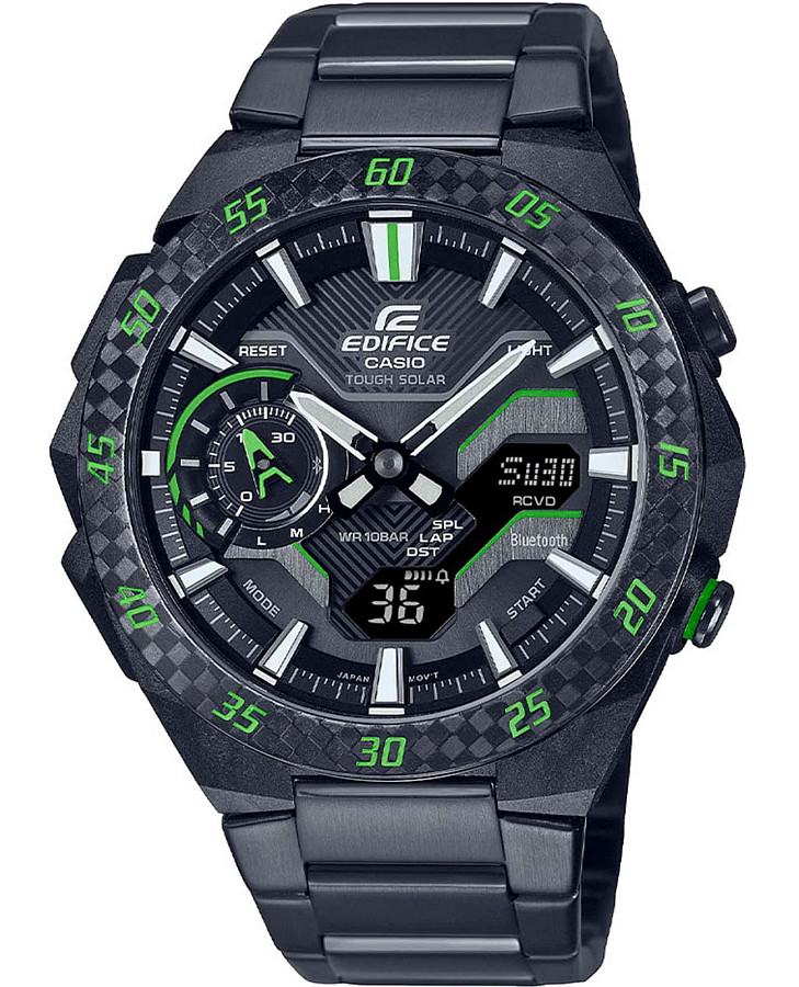 Часы Casio Edifice ECB-2200RC-1A3 — мужские, черный