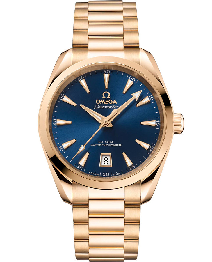 Часы Omega Seamaster Aqua Terra 220.50.38.20.03.001 — женские, синий