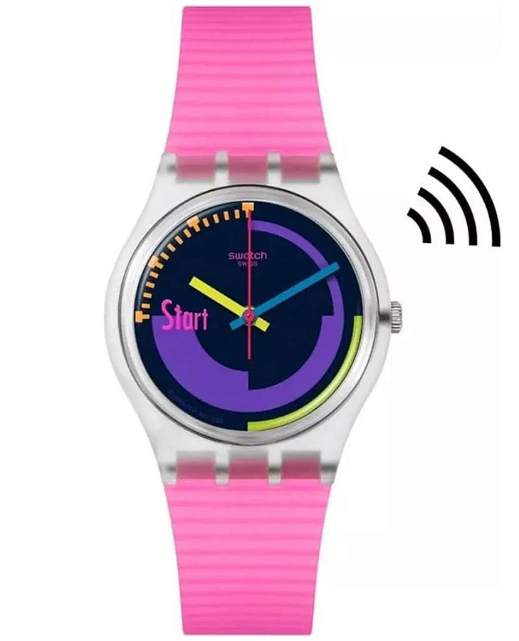 Часы Swatch Gent Biosourced Swatch Pay! SO28K112-5300 — женские, цветной