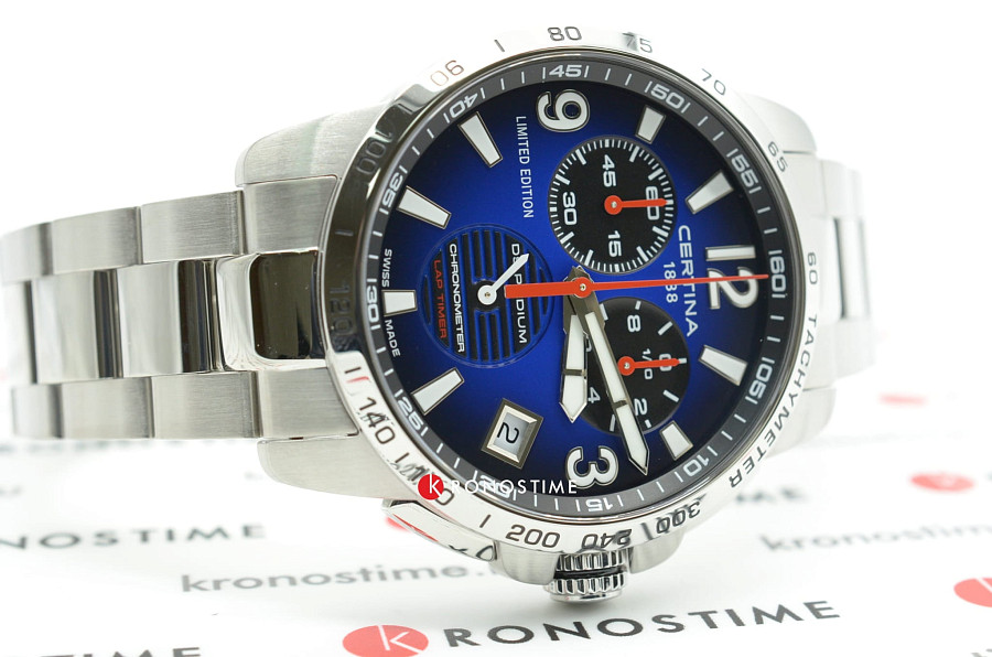 Часы Certina DS Podium Chronograph Lap Timer C034.453.11.047.10 — сталь, Швейцария