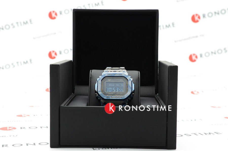 Часы Casio G-Shock GMW-B5000TCF-2 — мужские, титановый c ip покрытием