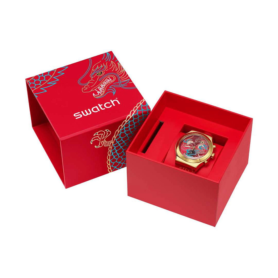 Часы Swatch I New Chrono YVZ100 — силикон, мужские