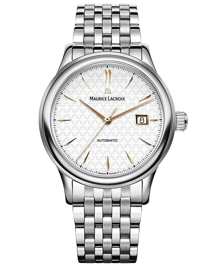 Часы Maurice Lacroix Les Classiques LC6098-SS002-132-1 — мужские, белый