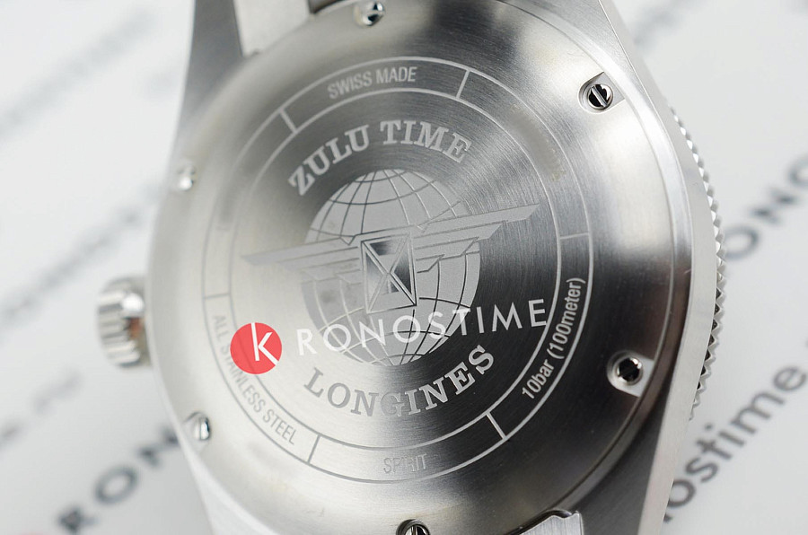 Часы Longines Spirit L3.802.4.50.6 — мужские, нержавеющая сталь