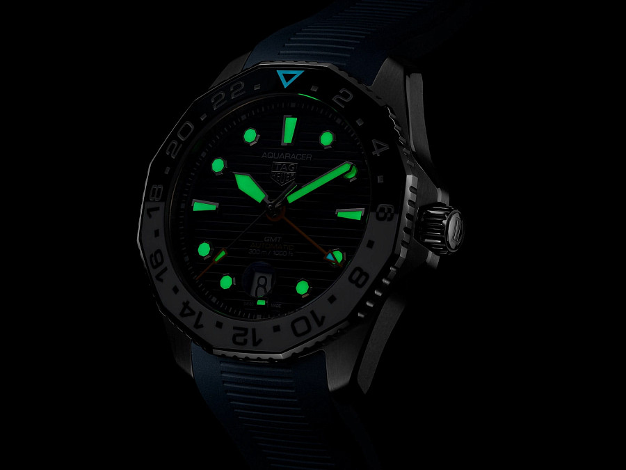 Часы TAG Heuer Aquaracer Professional 300 GMT WBP2010.FT6198 — артикул WBP2010.FT6198