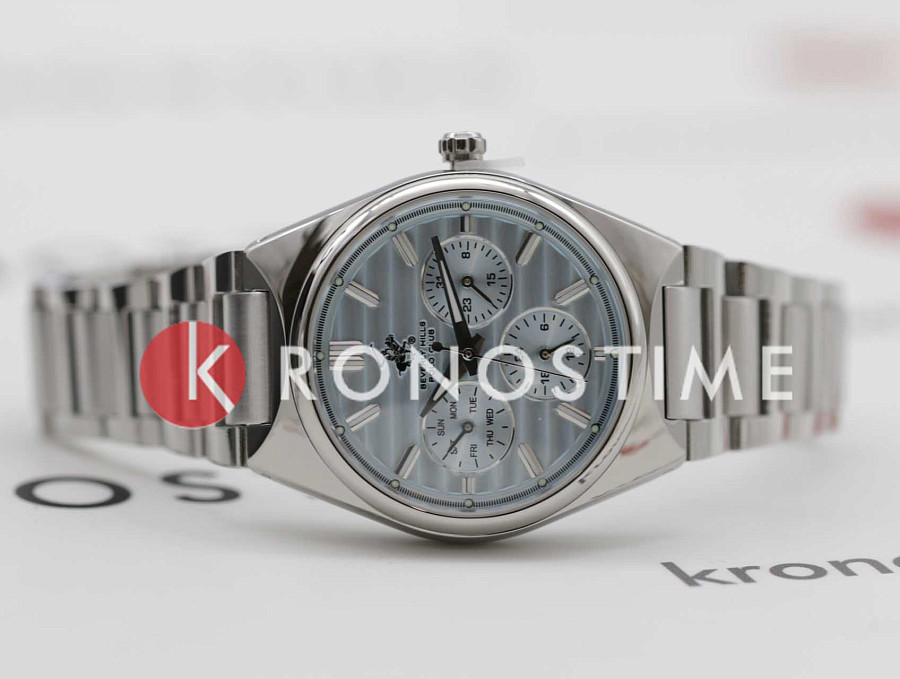 Часы Beverly Hills Polo Club BP3746C.300 — кварцевые, металл сталь