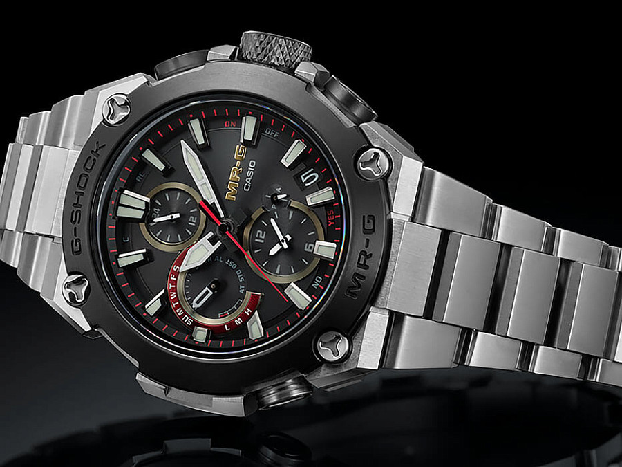 Часы Casio G-Shock MRG-B1000D-1A — черный, титан металл