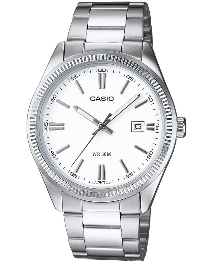 Часы Casio Collection MTP-1302D-7A1 — мужские, белый