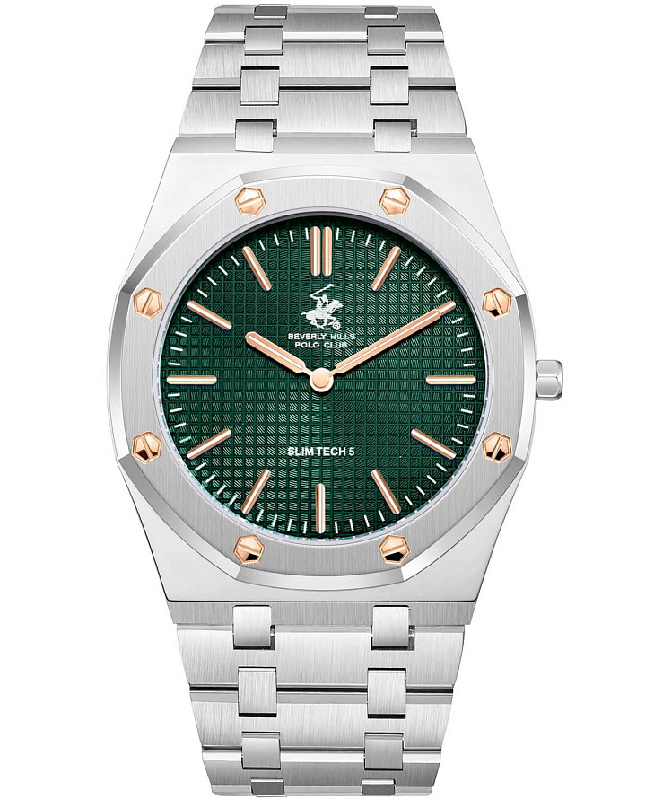 Часы Beverly Hills Polo Club BP3825X.370 — мужские, зеленый