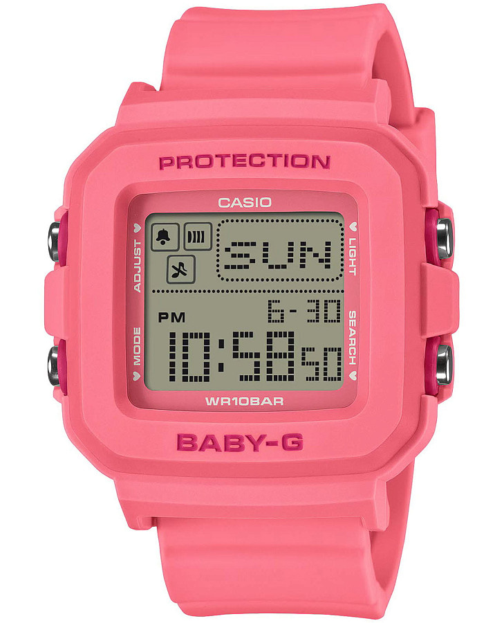 Часы Casio Baby-G BGD-10KH-4 — женские, антрацитовый