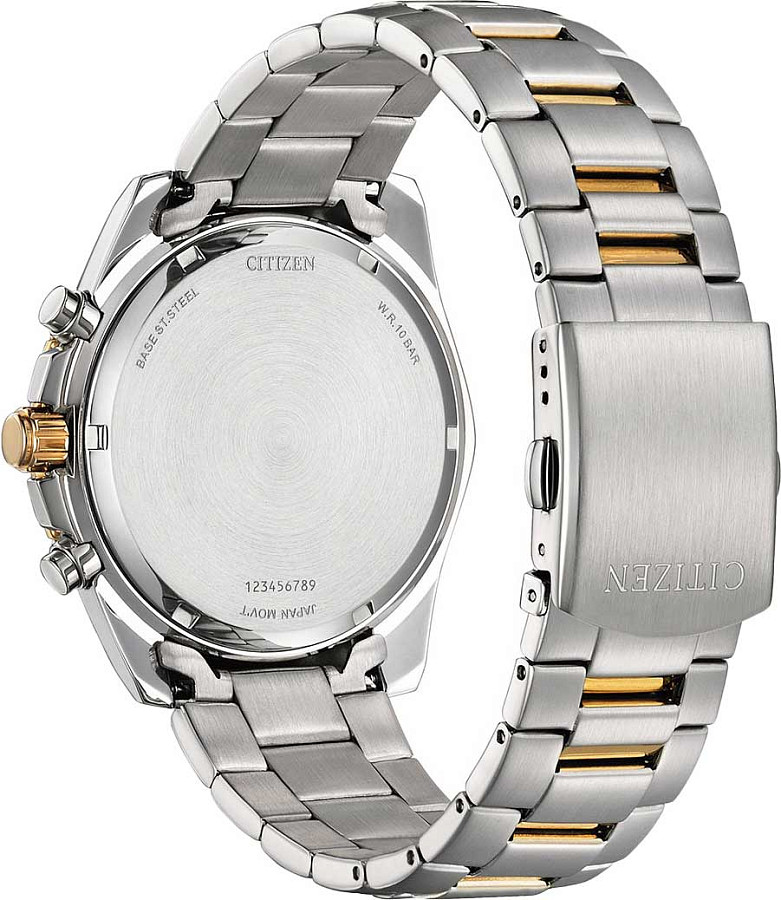 Часы Citizen Chronograph AN8204-59H — серый, сталь металл