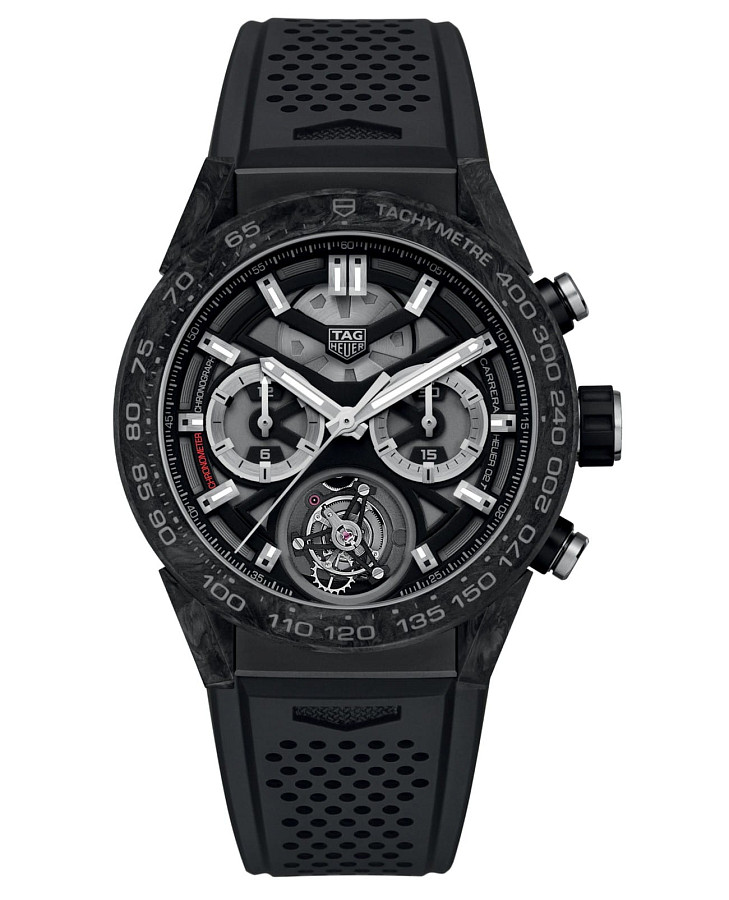 Часы TAG Heuer Carrera CAR5A8W.FT6071 — мужские, черный