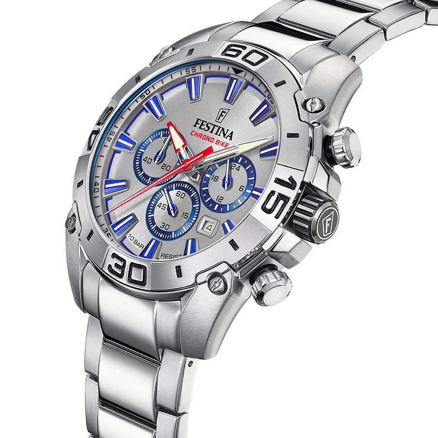 Часы Festina Chrono Bike F20543/1 — сталь металл, Испания