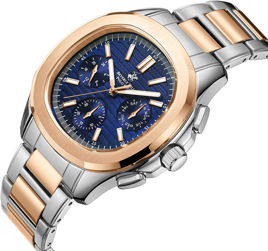 Часы Beverly Hills Polo Club BP3212X.570 — сталь с ip покрытием, мужские
