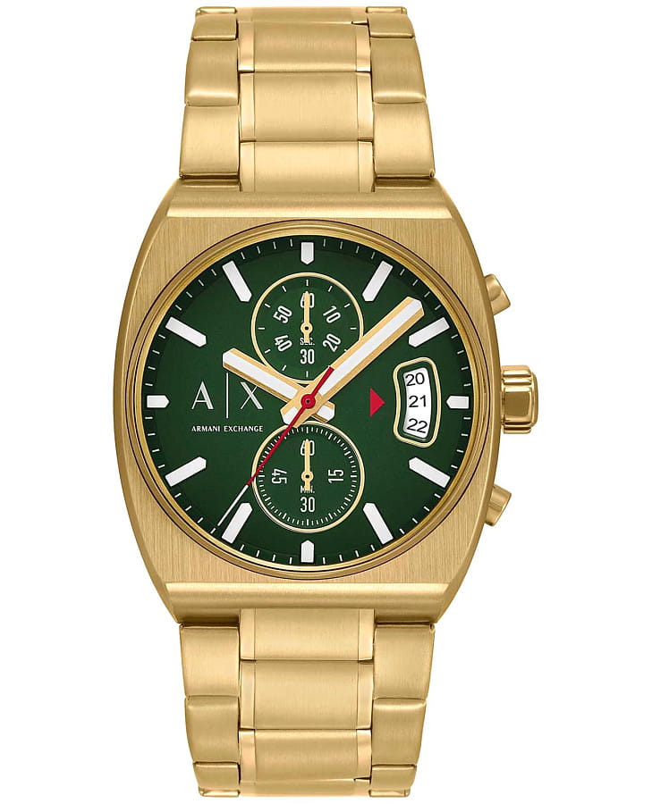 Часы Armani Exchange Oliver AX2822 — мужские, зеленый