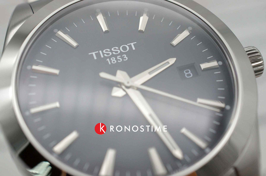 Часы Tissot Gentleman T127.410.11.051.00 — сталь металл, Швейцария